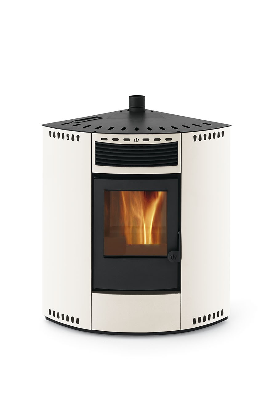 Stufa à granules d'angle - ORIGINE PHEBO Asia 12.7 kW