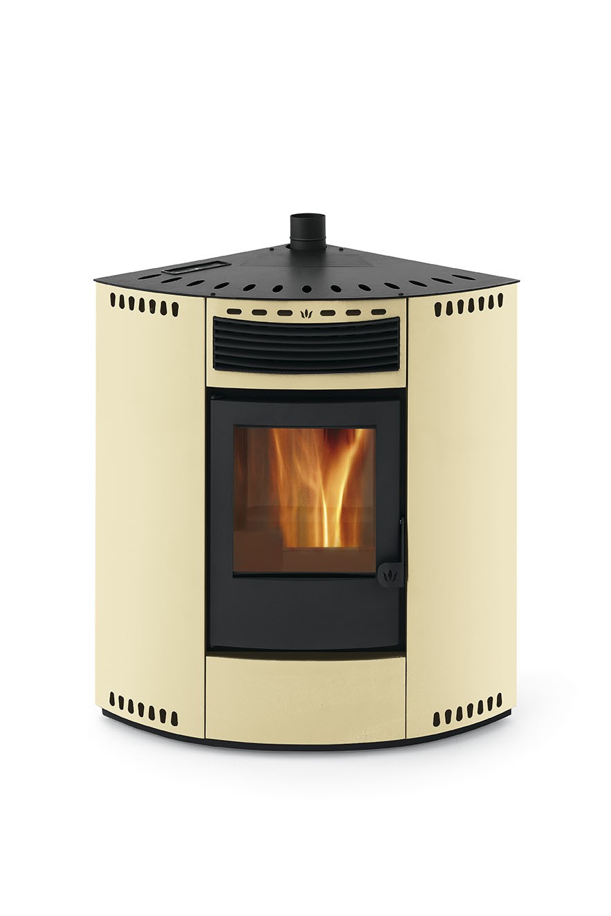 Stufa à granules d'angle - ORIGINE PHEBO Asia 12.7 kW