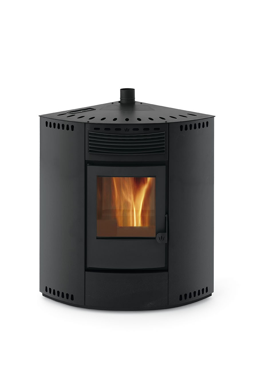 Stufa à granules d'angle - ORIGINE PHEBO Asia 12.7 kW