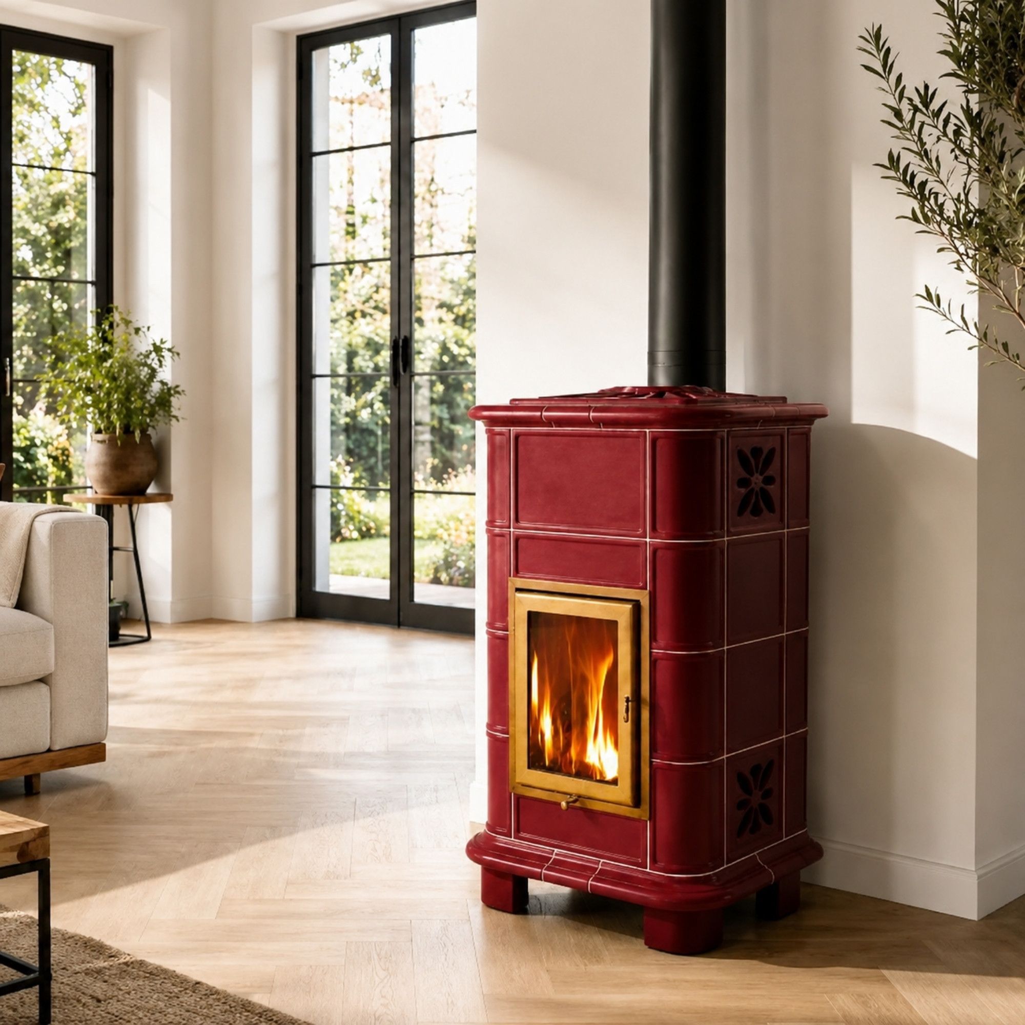 Stufa a legna céramique - ORIGINE PHEBO Vesta 10.7 kW