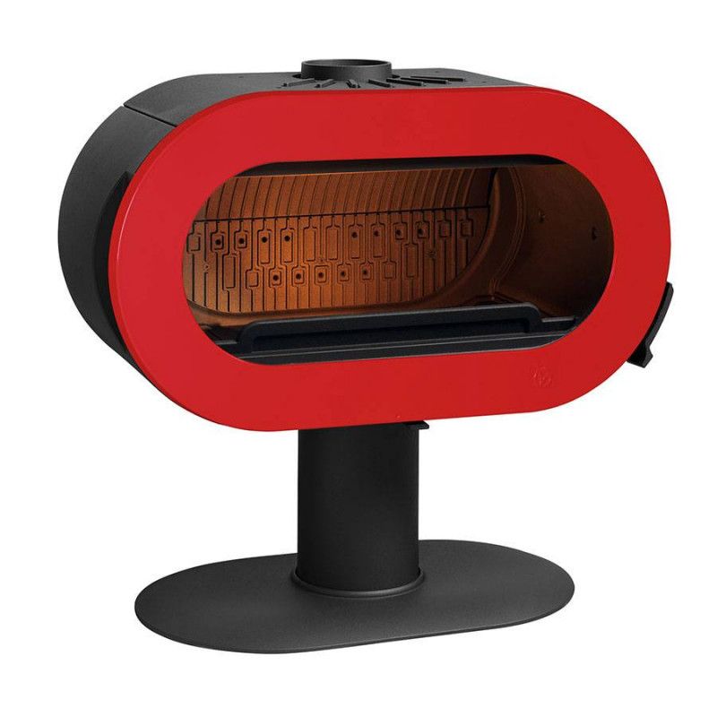 Stufa a legna FIFTY PLUS SUR PIED EMAILLE- INVICTA