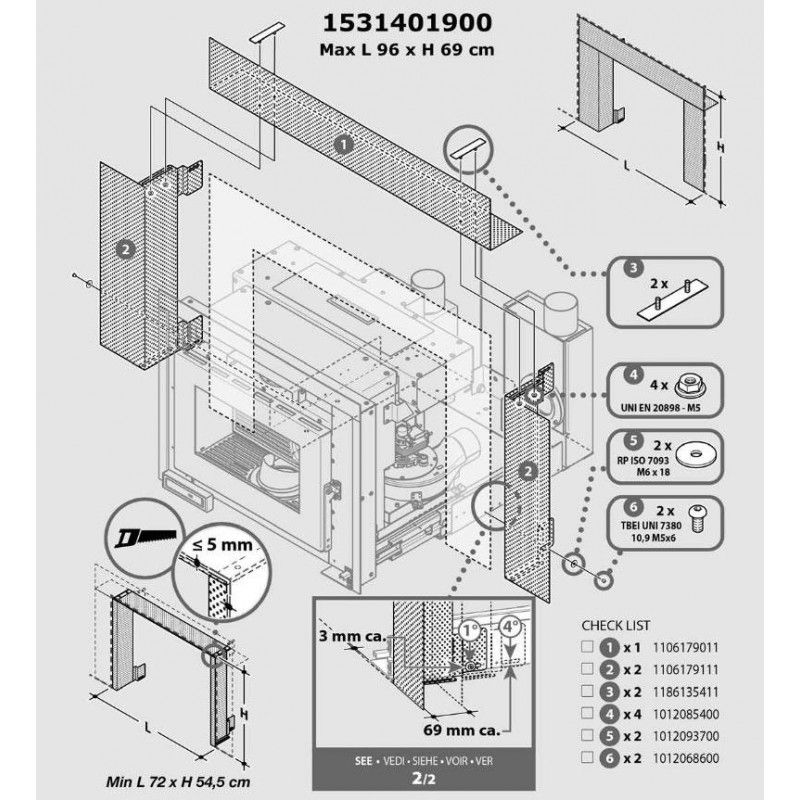 Inserto à granulés LIERA 80 PLUS - Deville