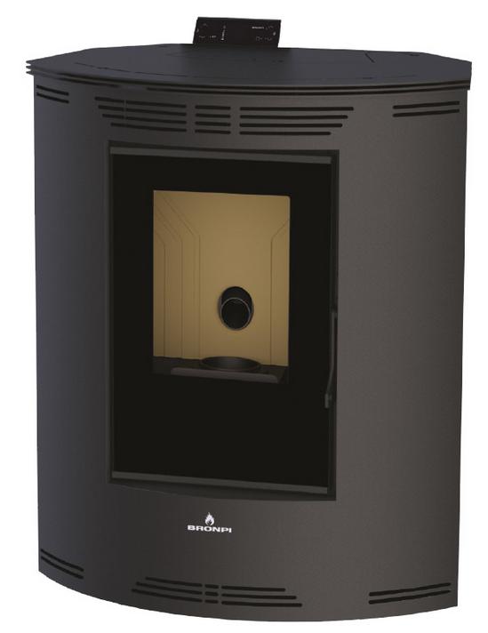 Stufa a pellet d'angle - BRONPI Princesa 12 kW