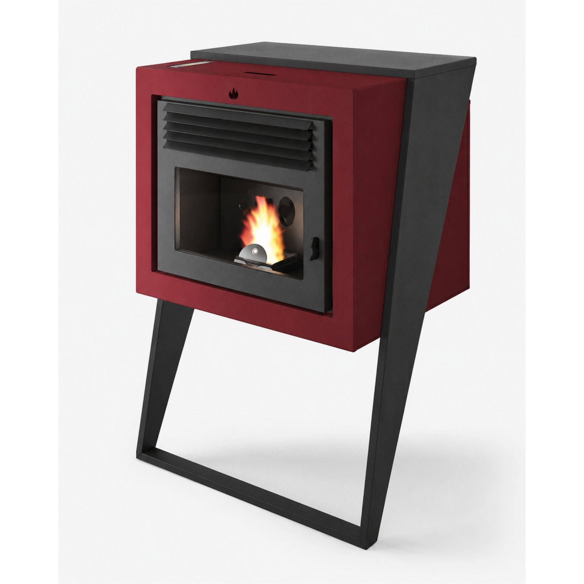 Stufa a pellet suspendu - ORIGINE PHEBO Q-bix 7.8 kW