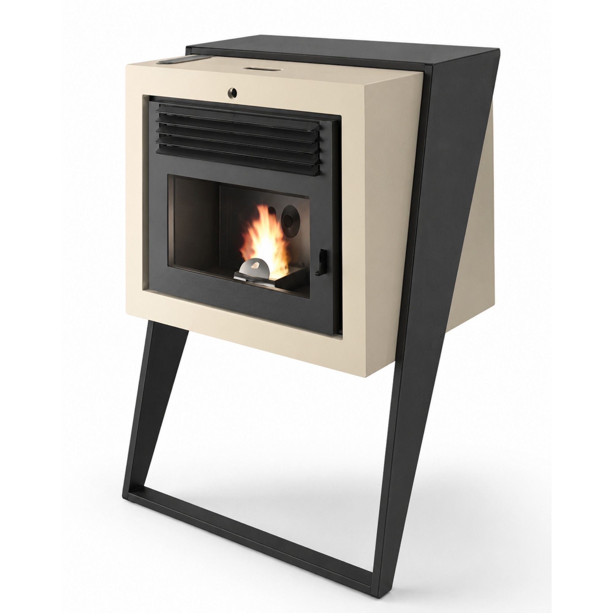 Stufa a pellet suspendu - ORIGINE PHEBO Q-bix 7.8 kW