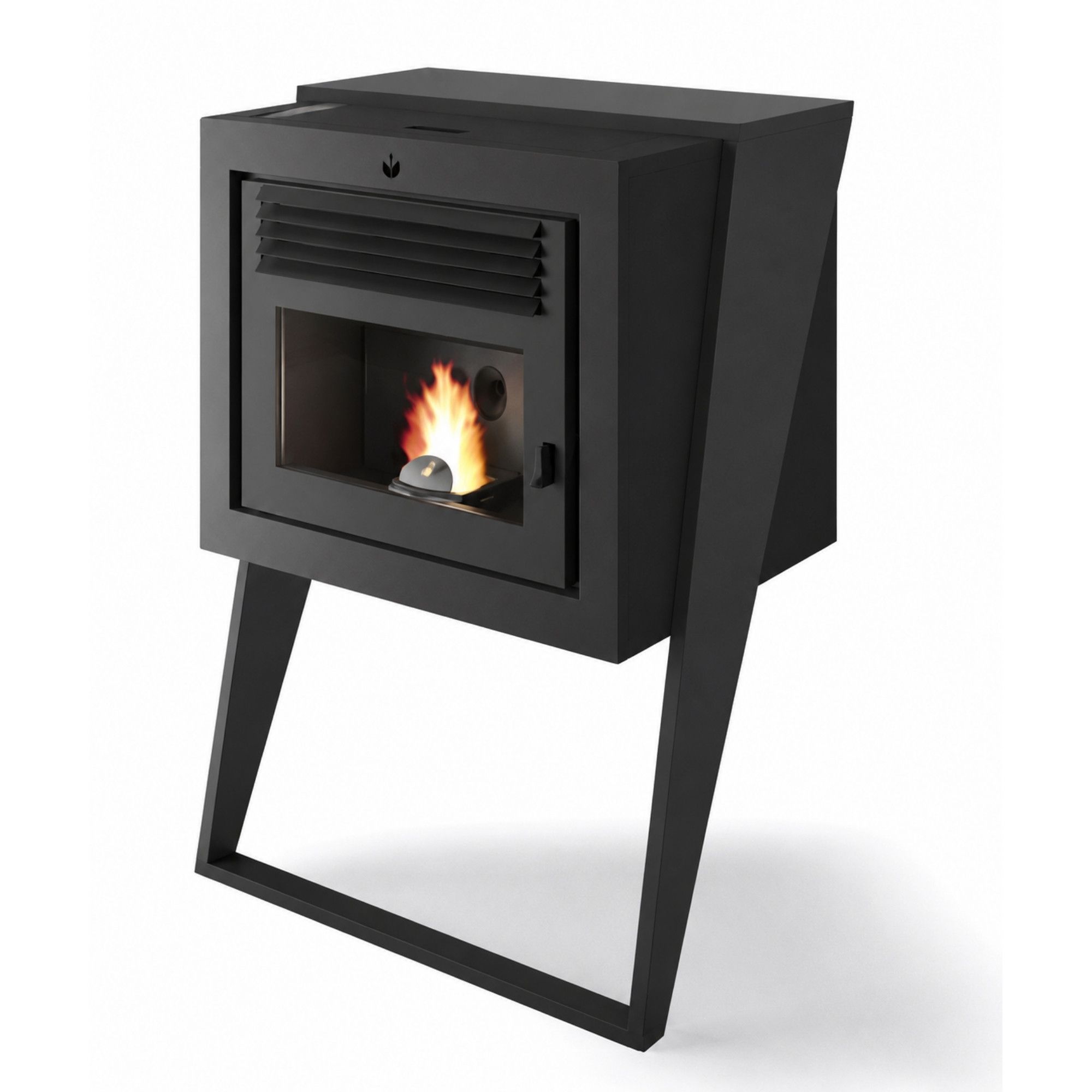 Stufa a pellet suspendu - ORIGINE PHEBO Q-bix 7.8 kW
