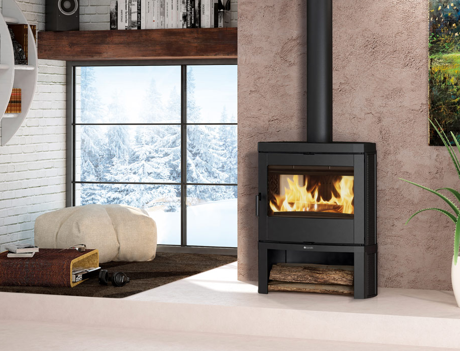 Stufa a legna raccordable en fonte - LA NORDICA Jennifer.16 7.7 kW