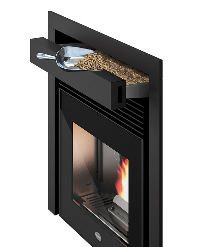 Inserto à granules ventilé - PUNTO FUOCO Gino 8.5 kW