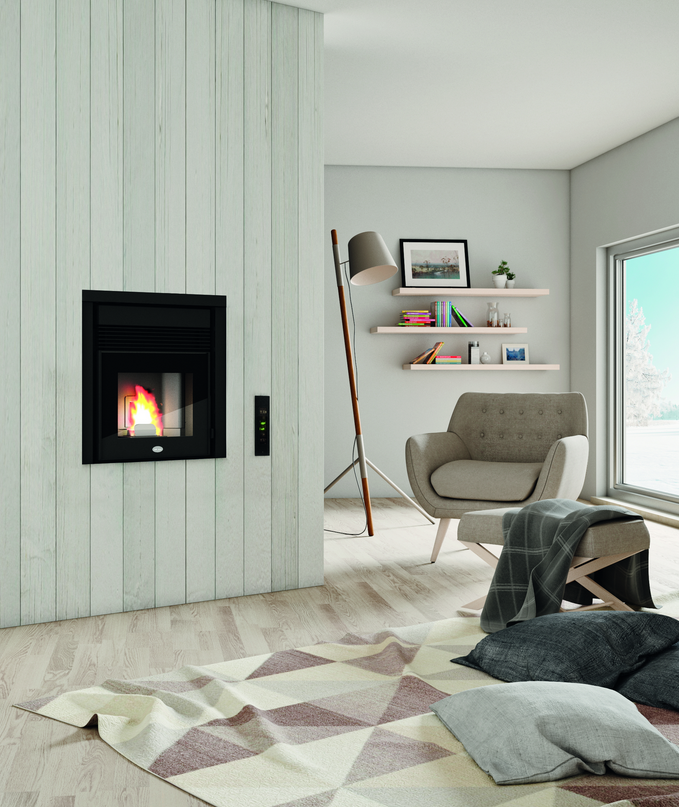 Inserto à granules ventilé - PUNTO FUOCO Gino 8.5 kW