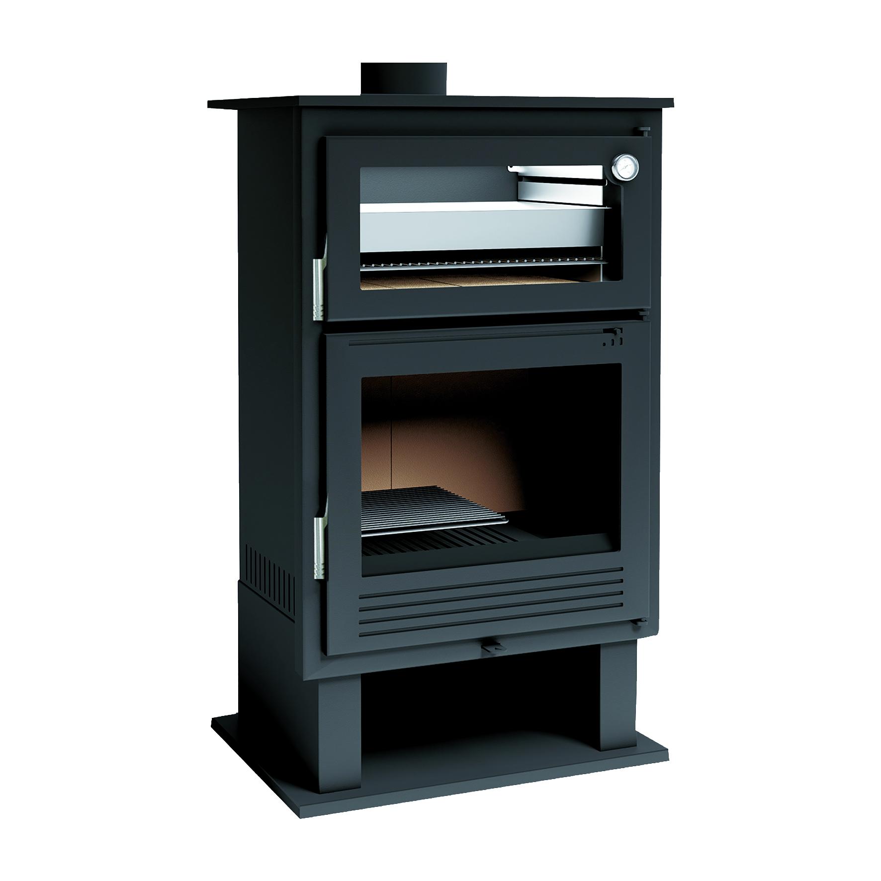 Stufa a legna avec four - FIREMATIC Nebraska 9.5 kW