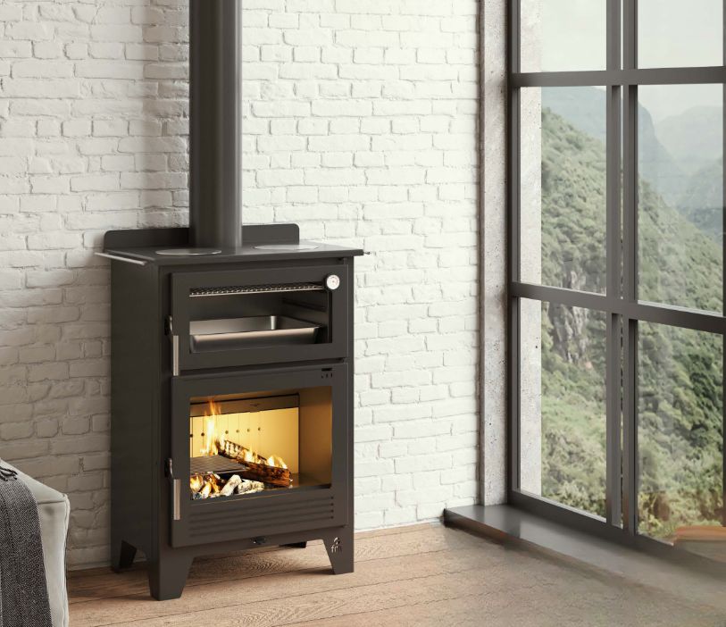 Cuisinière à bois avec four - FIREMATIC Montana 9.5 kW