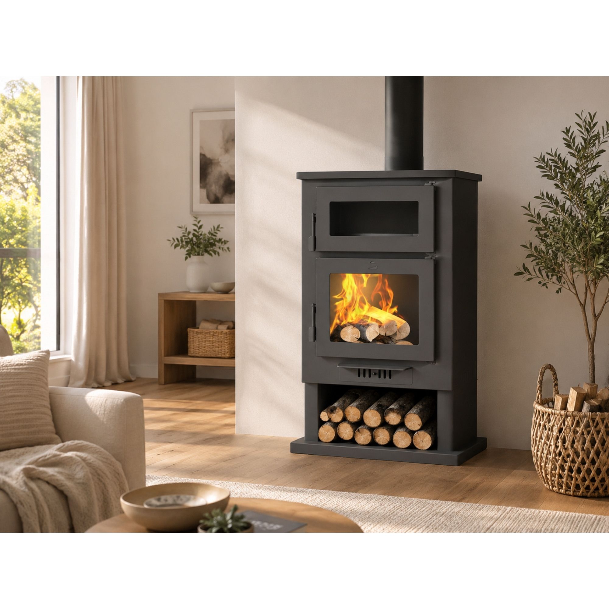 Stufa a legna avec four - FIREMATIC Nevada 11.2 kW