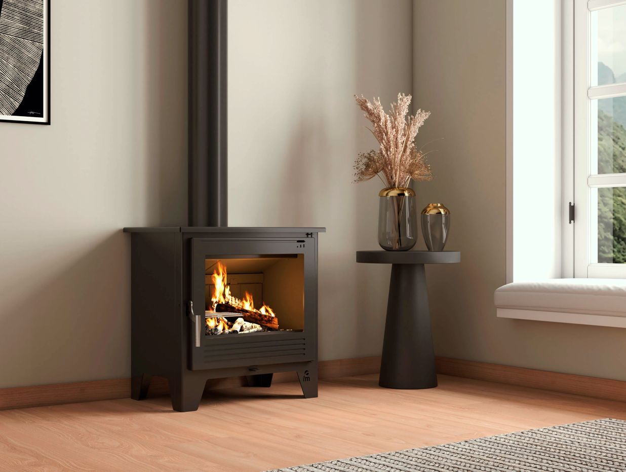 Stufa a legna fonte acier - FIREMATIC Tulsa 9.5 kW