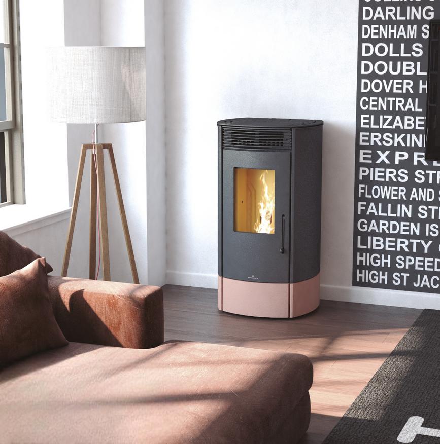 Stufa a pellet canalisable - BRONPI Trebol 8 kW