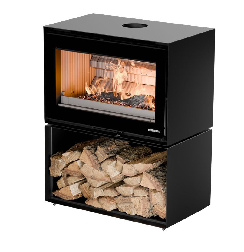 Stufa a legna raccordable - THERMOROSSI Fullmoon 10.6 kW