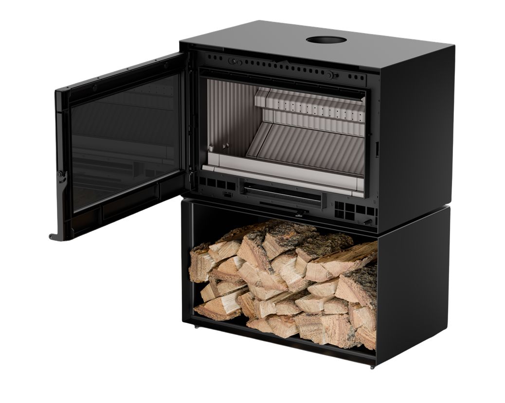 Stufa a legna raccordable - THERMOROSSI Fullmoon 10.6 kW