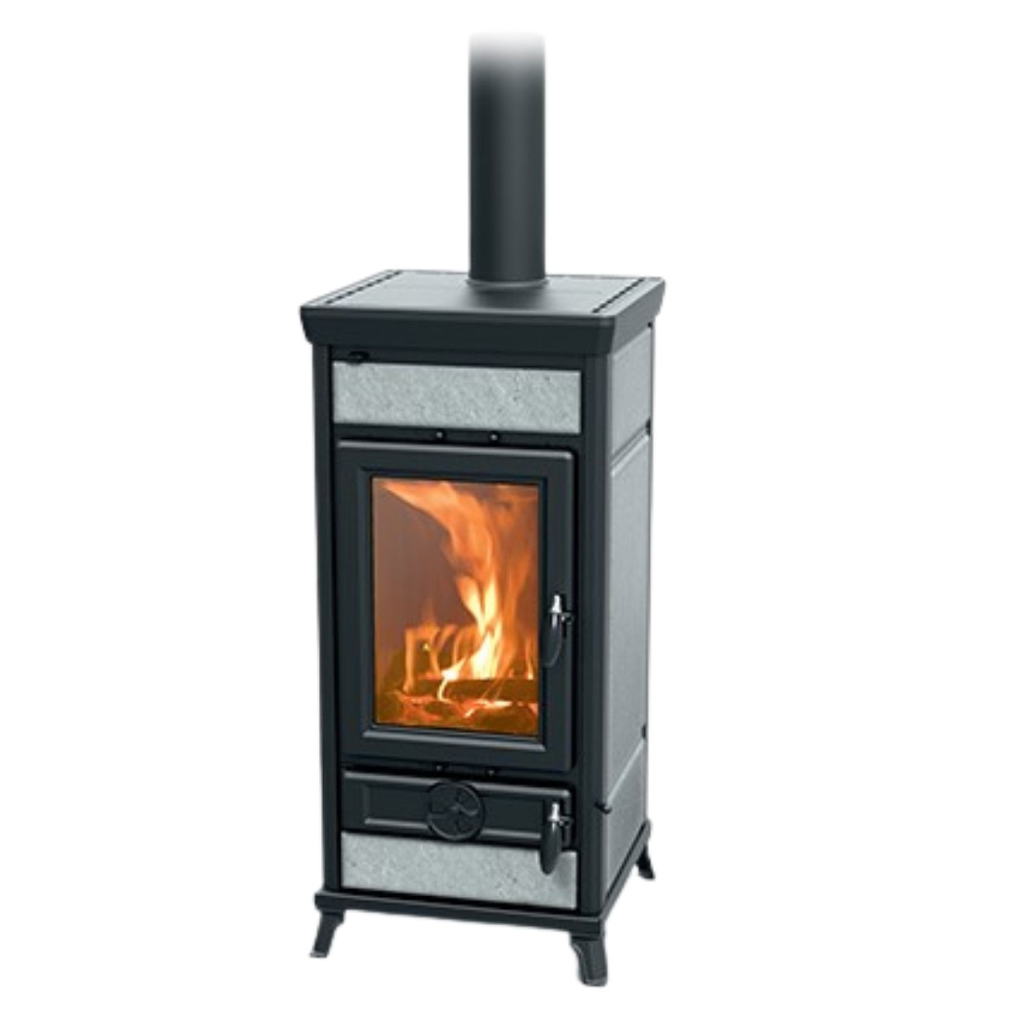 Stufa a legna en pierre - THERMOROSSI Vittoria Evo6 Stone 12.7 kW