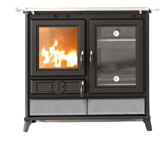 Cuisinière à bois en pierre - THERMOROSSI Margherita Evo Stone 12.1 kW
