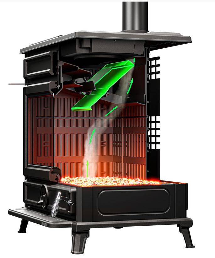 Inserto à bois premium - THERMOROSSI Skyline 540 10.7 kW